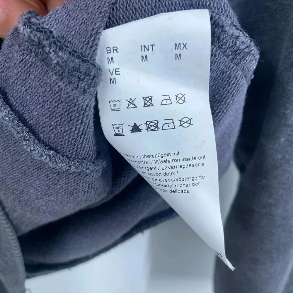Hugo Boss Full Zip Mock Neck Sweater Grey Sz M Mens Fashion